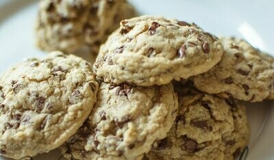 SIGNATURE Chocolate Chip Cookies with finely chopped walnuts