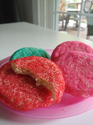 Colored Sugar Cookies Colored Sugar Cookies