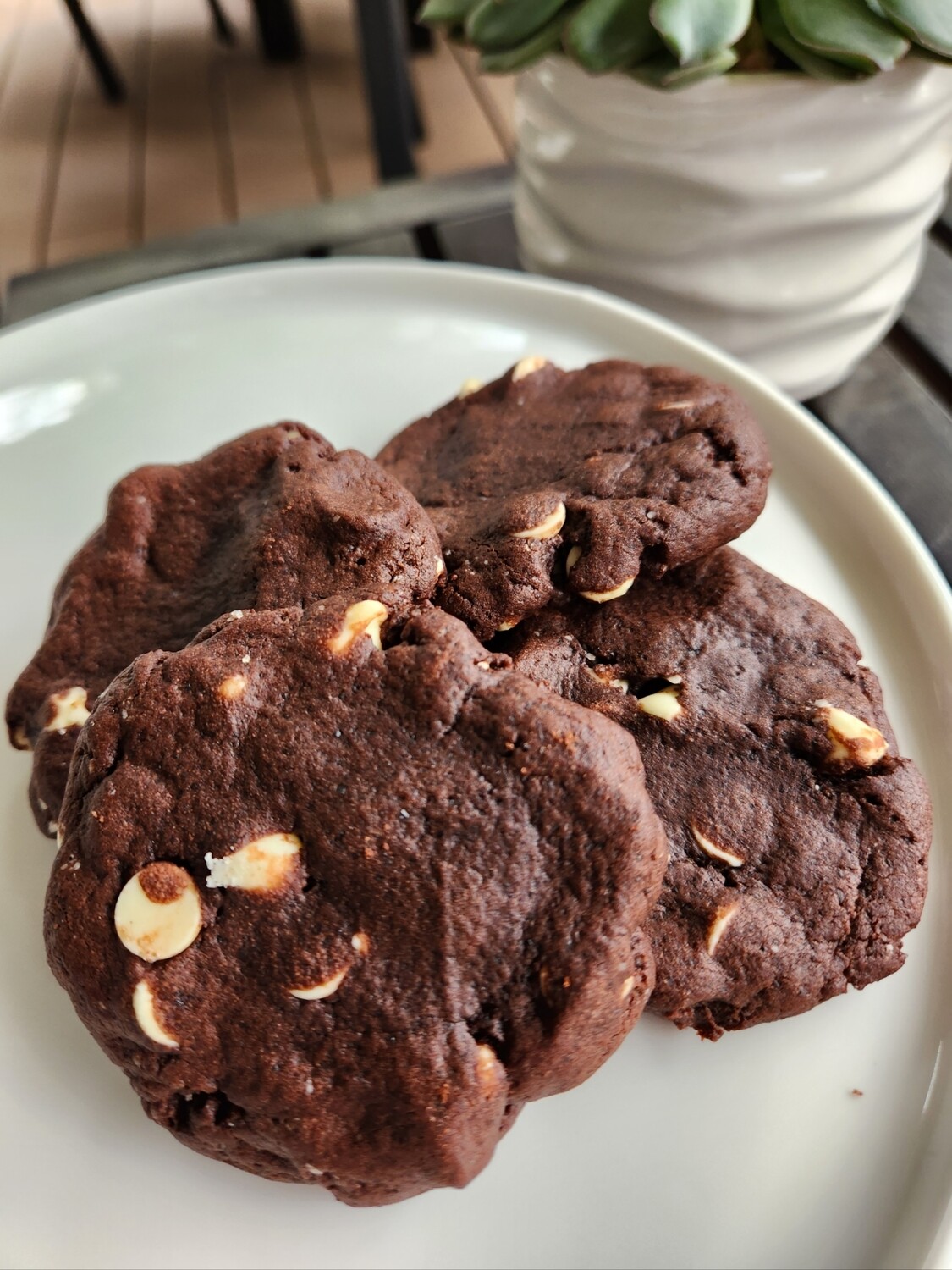 Dark Chocolate with White Chocolate  Chips