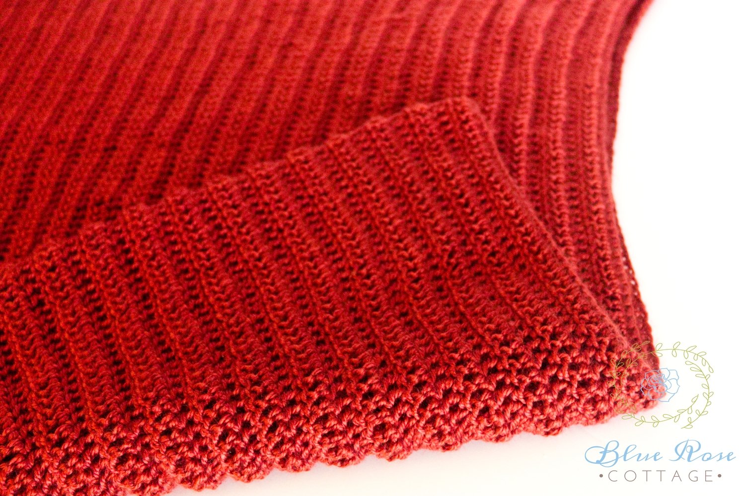 Soft &amp; Simple Large Crocheted Afghan