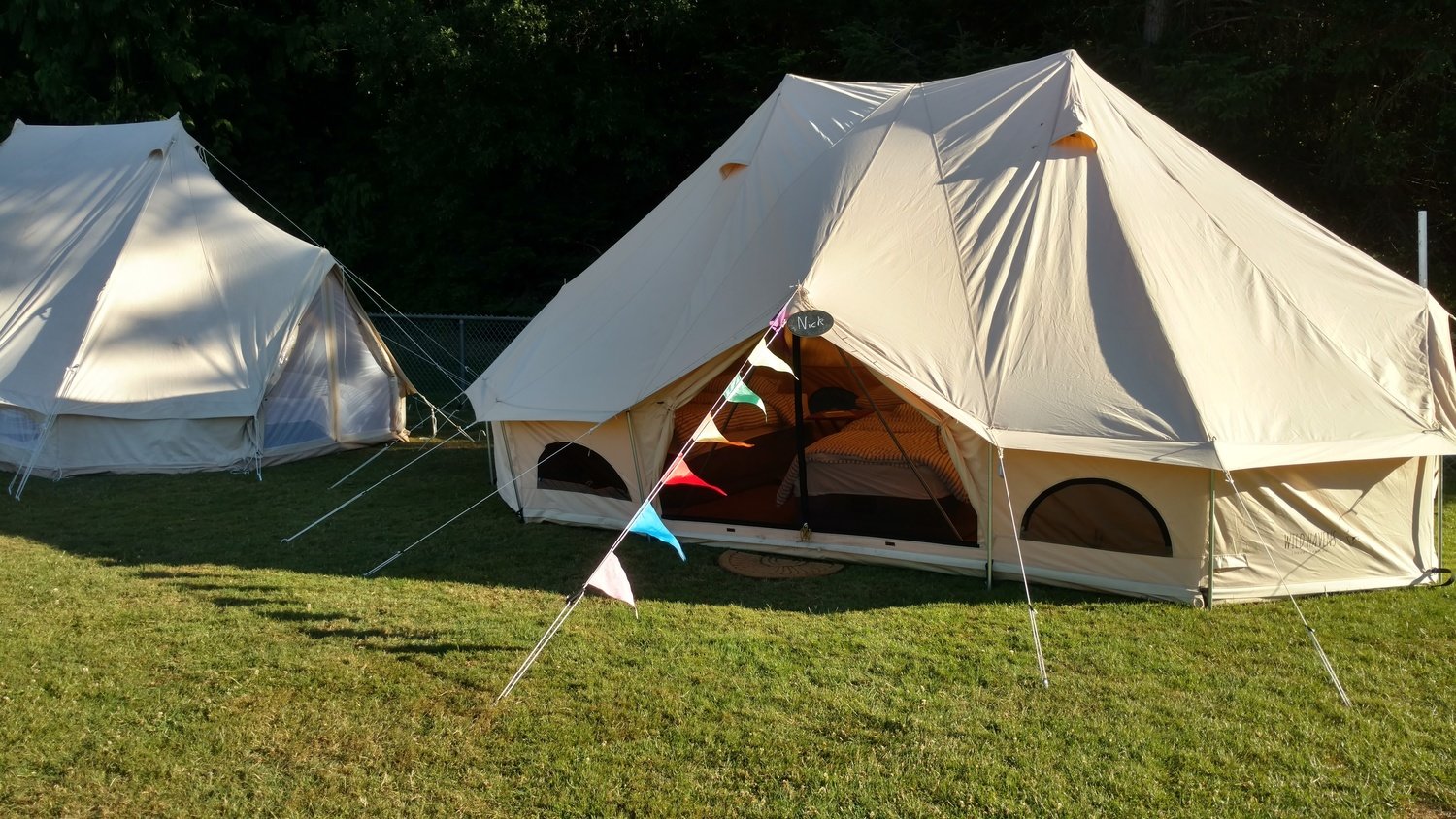 Extra Large Bell Tent at the Women&#39;s Moto Summit