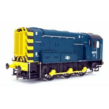 CLASS 08 BLUE WITH WASP STRIPS LATE CREST D3316 NO LADDER