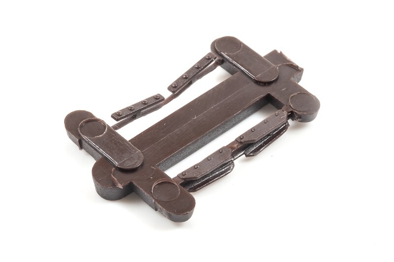 4MM FISH PLATES 48 H SECTION PLASTIC FOR 24 TRACK JOINTS TWO TYPES 12 STANDARD &amp; 12 WEB.