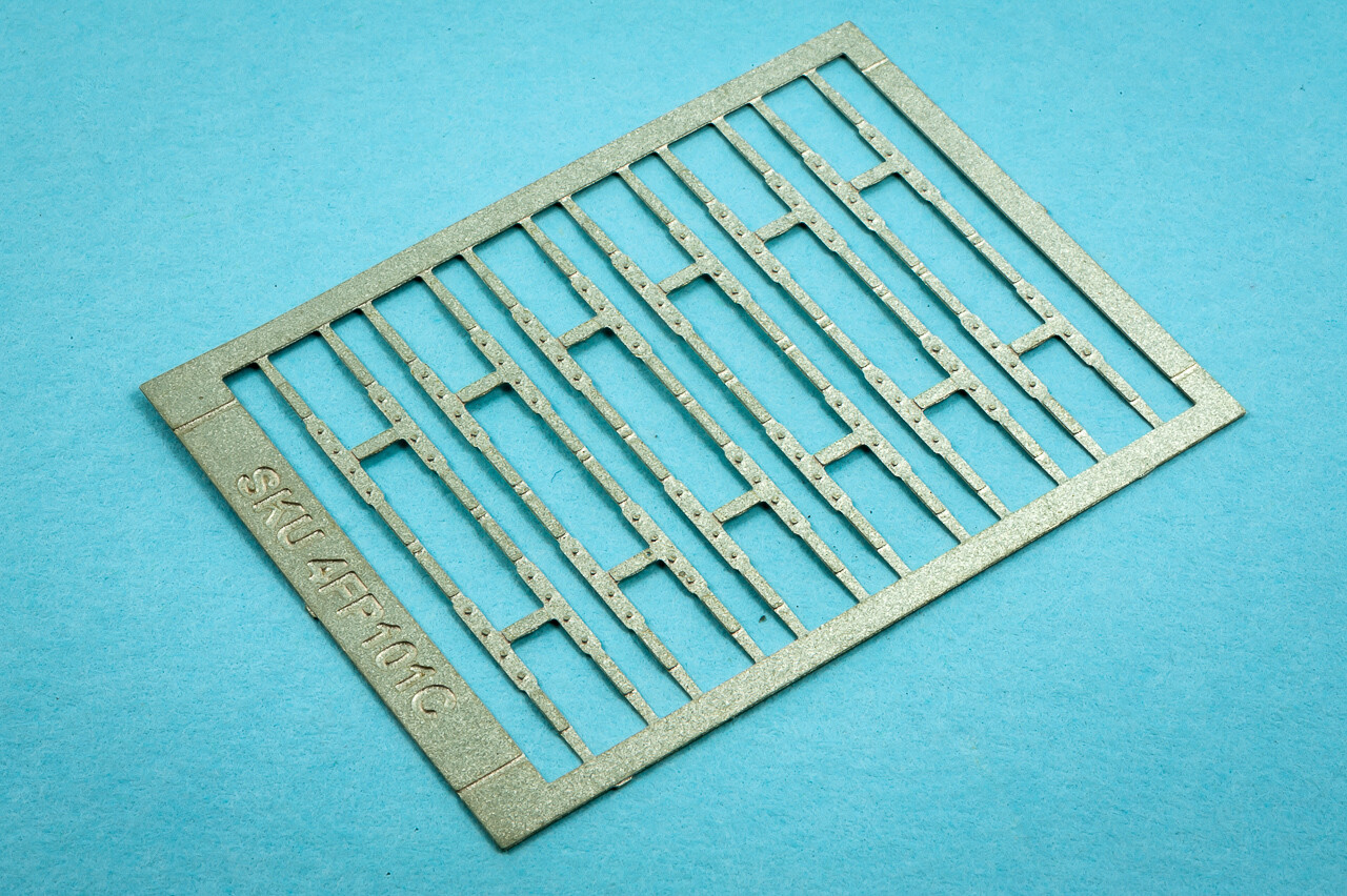 4MM FISH PLATES ETCH NICKEL SILVER 12 PAIRS