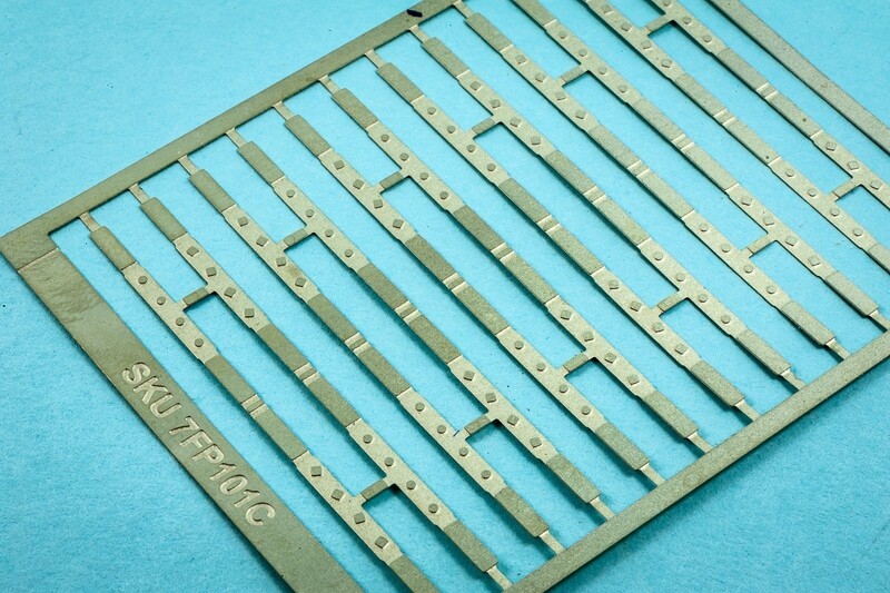 FISH PLATES ETCH 7 MM NICKEL SILVER 12 PAIRS