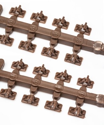 2 BOLT CHAIRS 7MM PACK 700 NEW 14 Chair Sprue plus 2 Fish plates 10 Standard chairs 2 L1 Chairs 2 S1J Chairs (Rail Joint ) 2 Fish plates plain. 2 BOLT CHAIRS 7MM PACK 700 NEW 14 Chair Sprue plus 2 Fish plates 10 Standard chairs 2 L1 Chairs 2 S1J Chairs (Rail Joint ) 2 Fish plates plain.