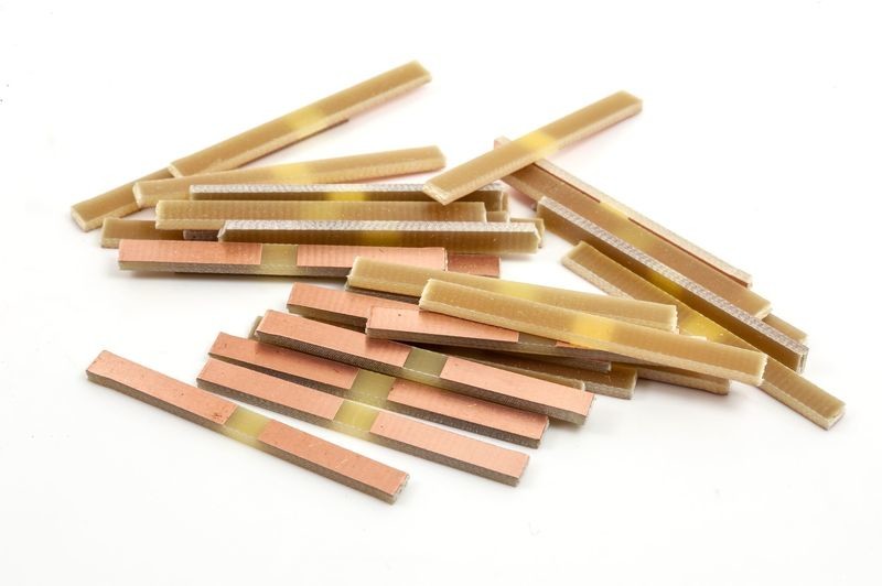 COPPERCLAD PRE ETCHED TRACK SLEEPERS 10&#39;  3.3 X 1.6 X 32 PACK 100
