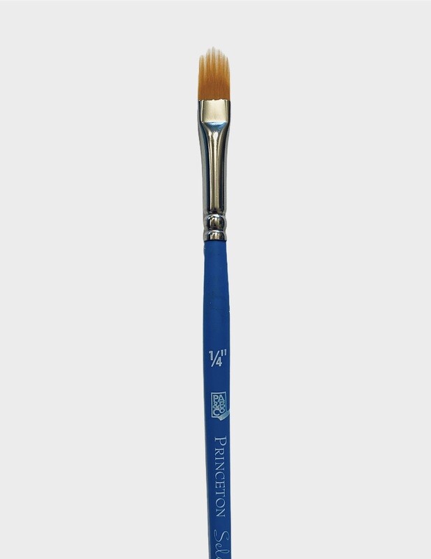 Pinceau peigne 1/4&quot; ( filbert grainer )