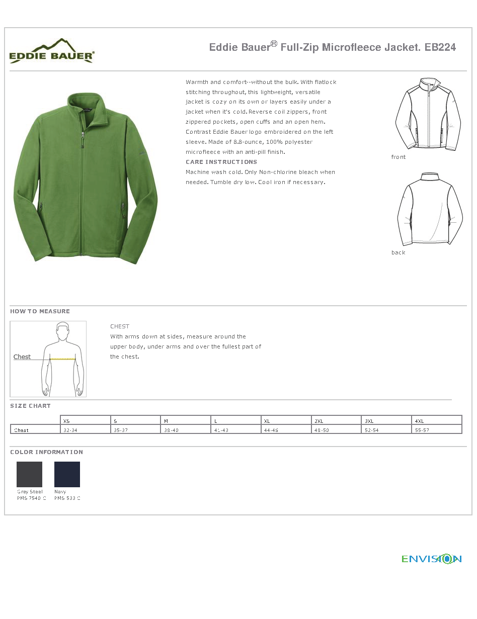 Eddie Bauer Full-Zip Microfleece Jacket, Product