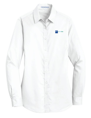 Beck-Envision Women's Button Down: L663 Port Authority® Ladies SuperPro™ Twill Shirt