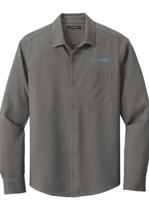NEW: Envision Men's Button Down: Port Authority ® Long Sleeve Performance Staff Shirt