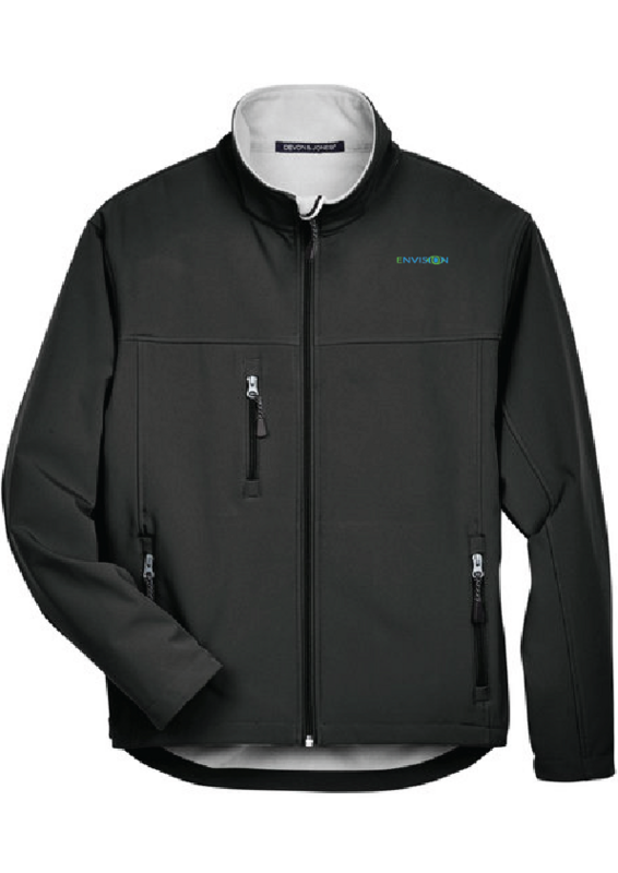 NEW: Envision Men's Jacket: Devon & Jones Men's Soft Shell Jacket