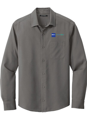 NEW: Beck-Envision Men's Button Down: Port Authority Long Sleeve Performance Staff Shirt