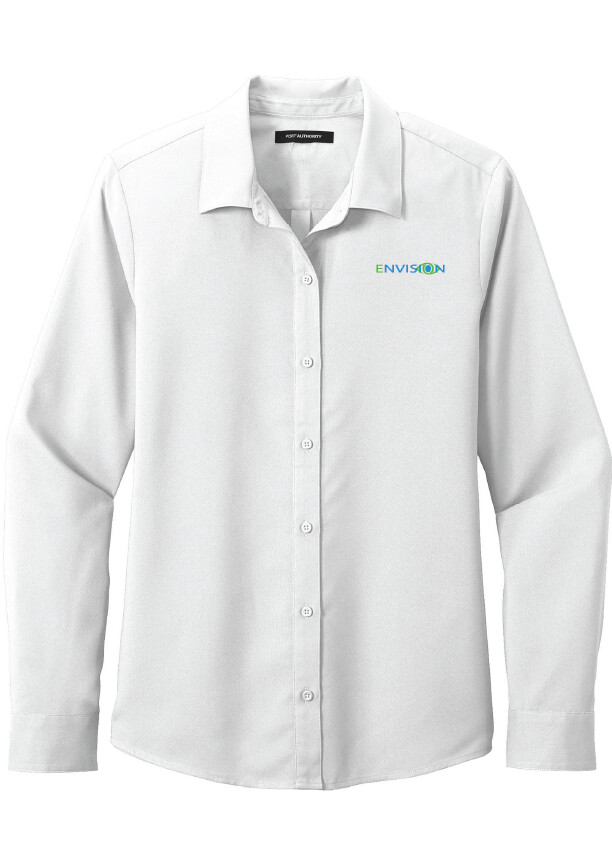 NEW: Envision Women's Button Down: Port Authority ® Ladies Long Sleeve Performance Staff
