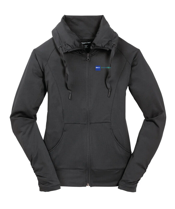 Beck-Envision Women's Jacket: LST852 Sport-Tek Ladies Stretch Full-Zip Jacket