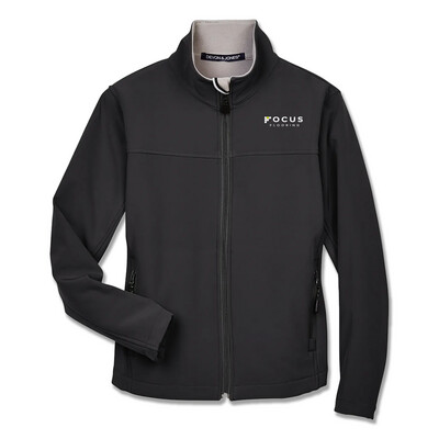Focus Flooring Men's Jacket: Devon & Jones Men's Soft Shell Jacket