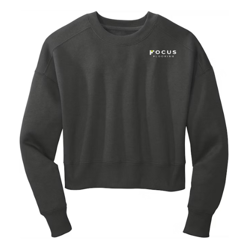 District ® Women's Perfect Weight ® Fleece Cropped Crew