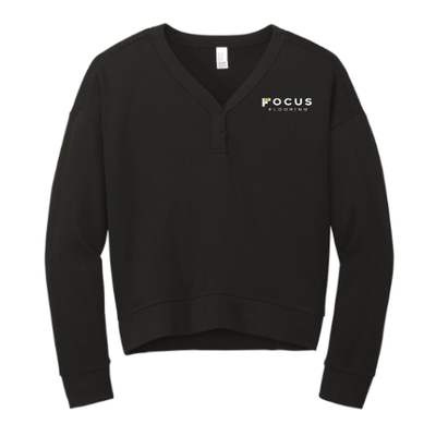 District® Women's Perfect Tri® Fleece V-Neck Sweatshirt