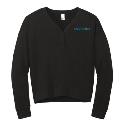 District® Women's Perfect Tri® Fleece V-Neck Sweatshirt