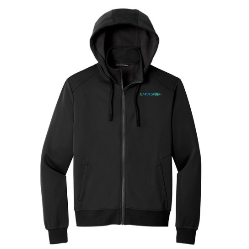 Envision Port Authority® Smooth Fleece Hooded Jacket