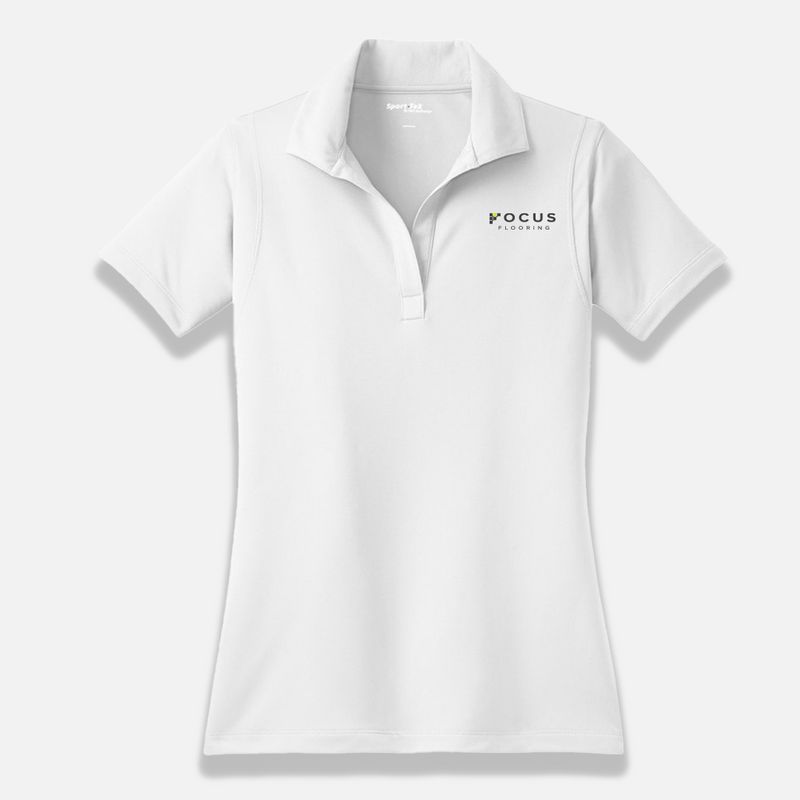 Focus Flooring  Women's Polo: LST650 Ladies Micropique Sport-Wick Polo