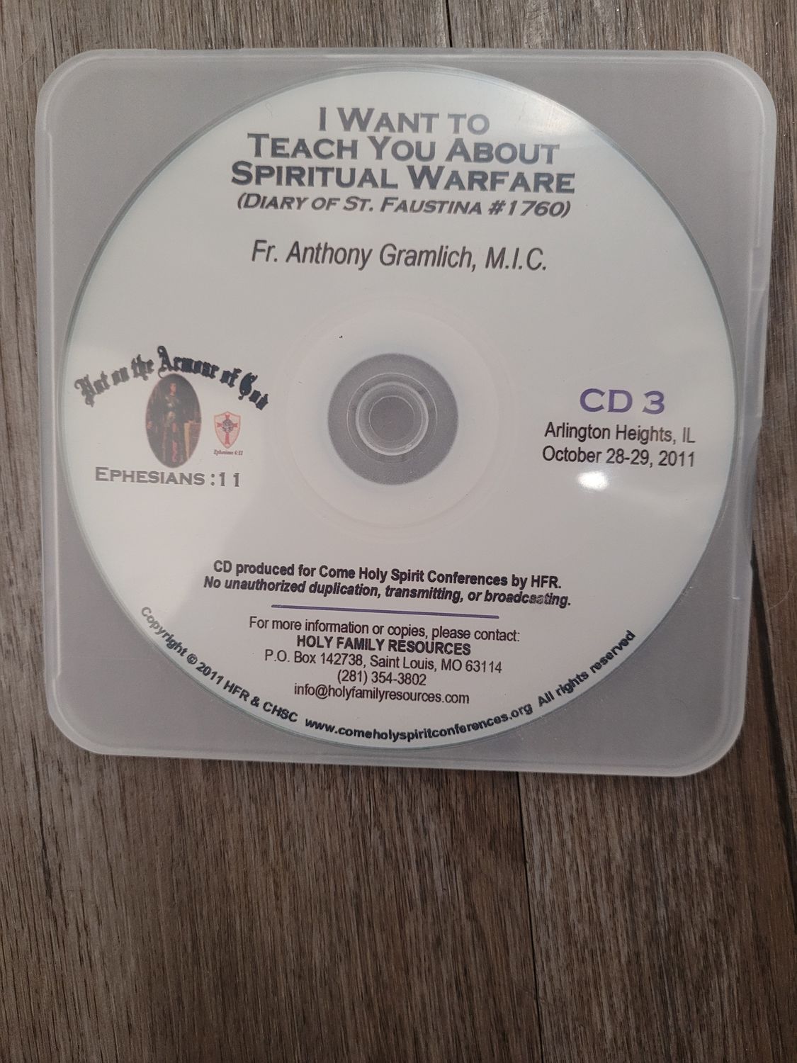 I Want To Teach You About Spiritual Warfare By Father Anthony Gramlich
