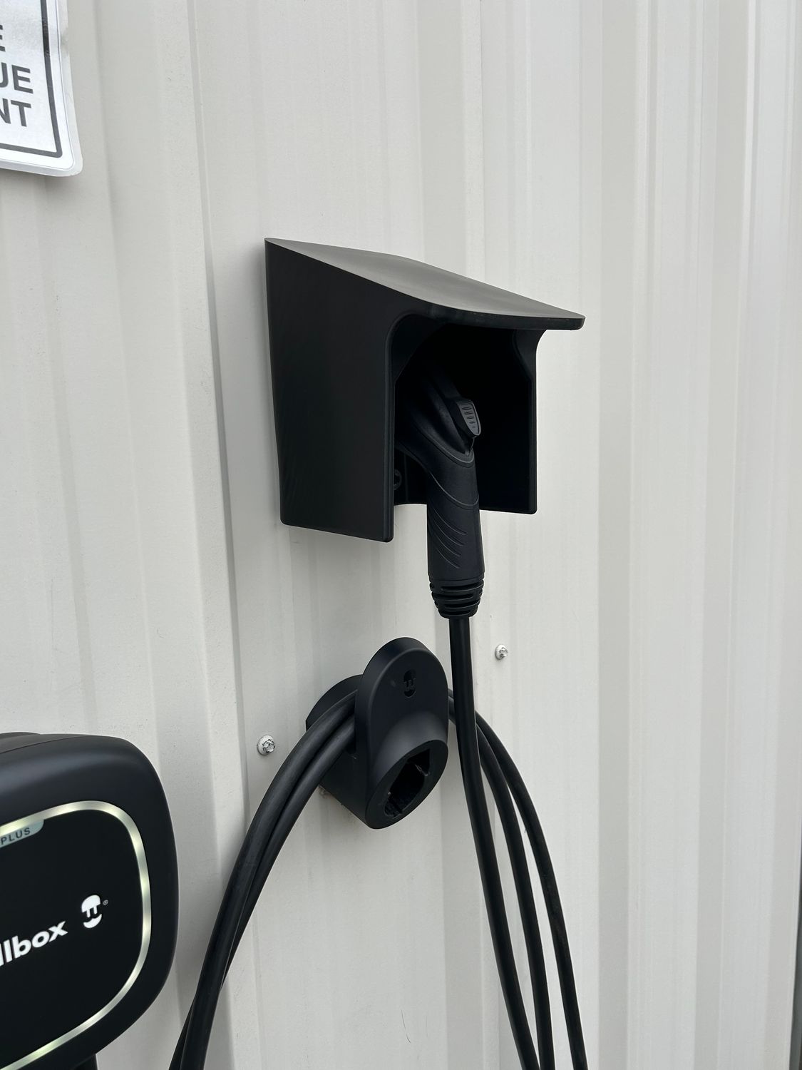 Cabane protectrice pistolet de recharge J1772