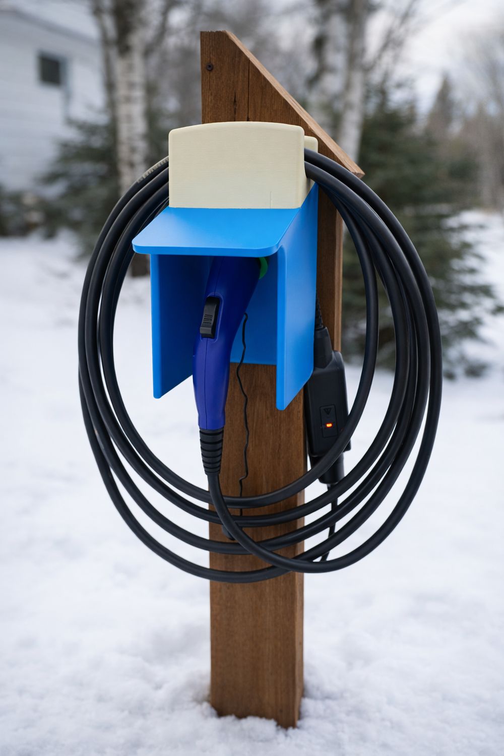 Cabane protectrice pistolet de recharge J1772
