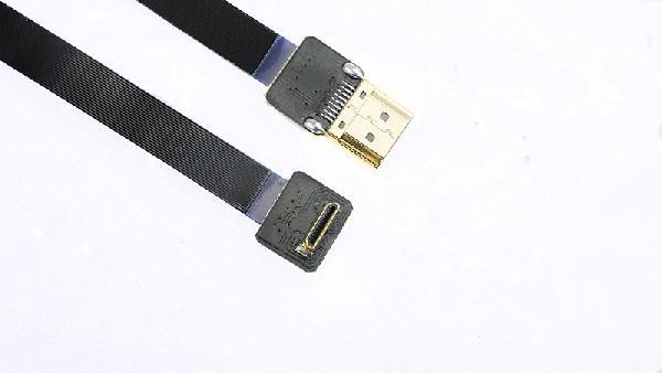 HDMI to HDMI flat ribbon cable. 30cm choose your own plugs. HDMI to HDMI flat ribbon cable. 30cm choose your own plugs.