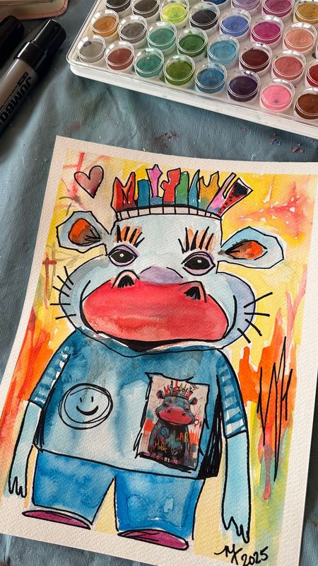 Atelier "Du gros fun avec l'aquarelle!" - Samedi 19 avril de 9h à 11h30