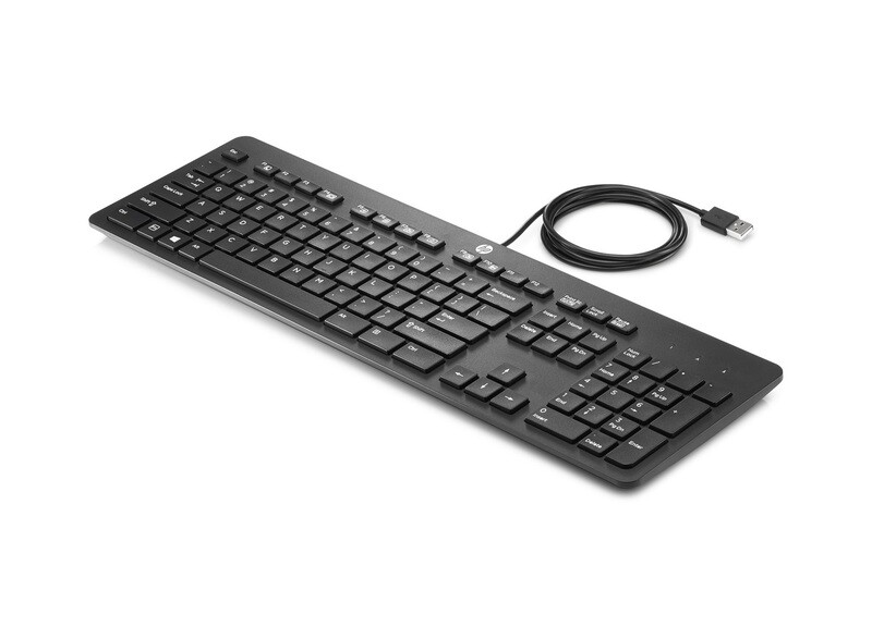 HP USB Business Tastatur flach (Layout: deutsch)
