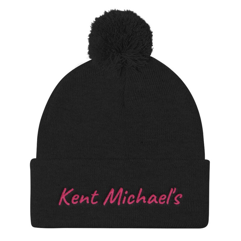 Kent Michael&#39;s - Pom Pom Knit Cap