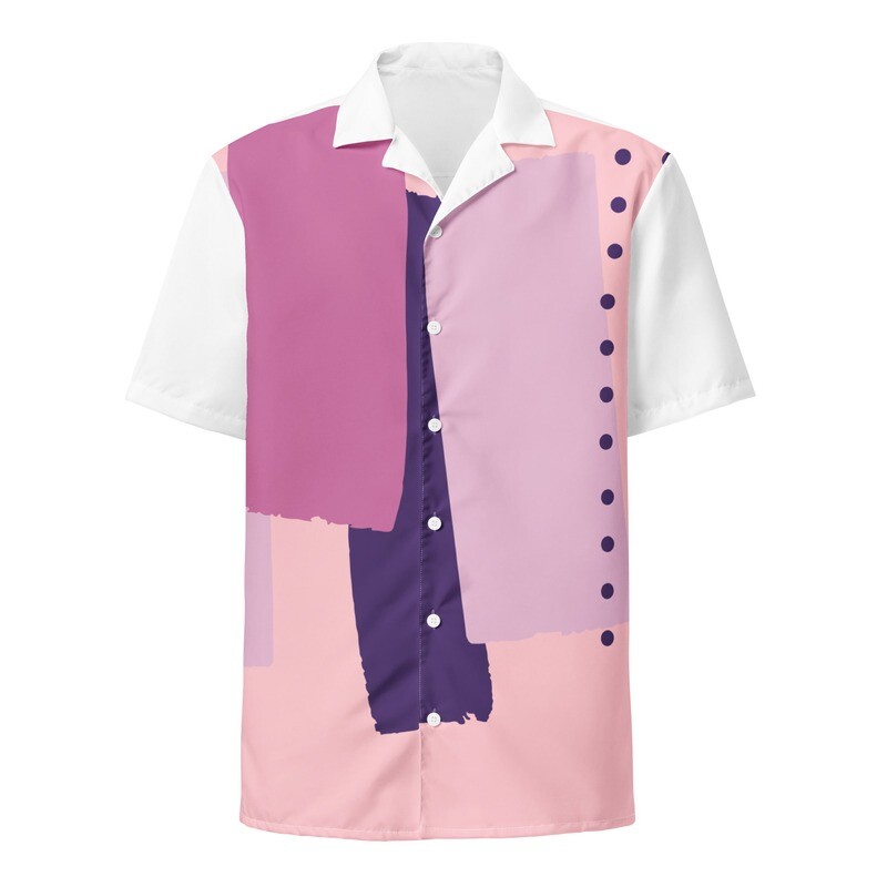 KM - paint button shirt