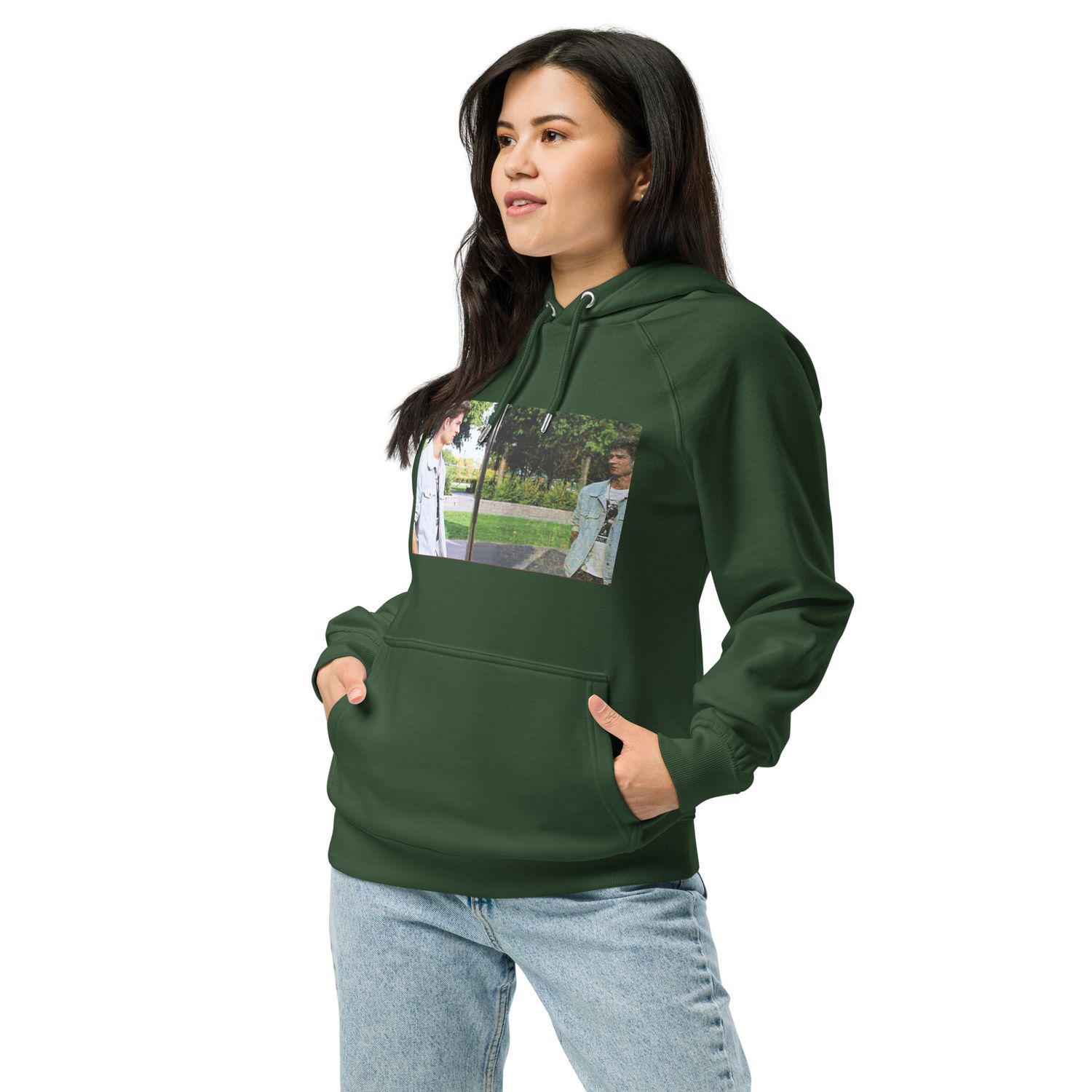 KM - Unisex eco raglan hoodie