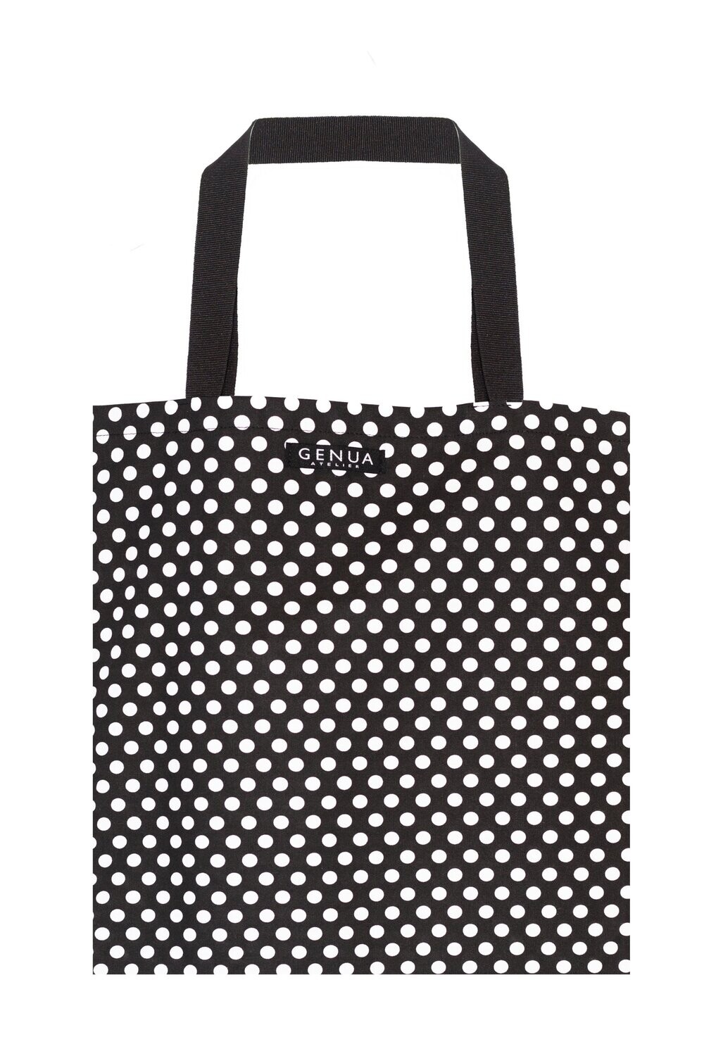 SHOPPER POIS NERO, Colore: Pois Nero