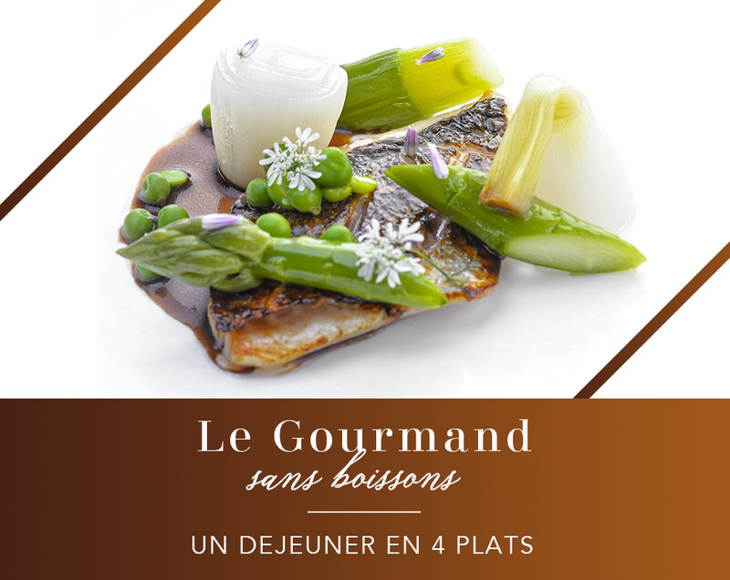 Le Gourmand : un déjeuner en 4 services (pour 2 personnes)