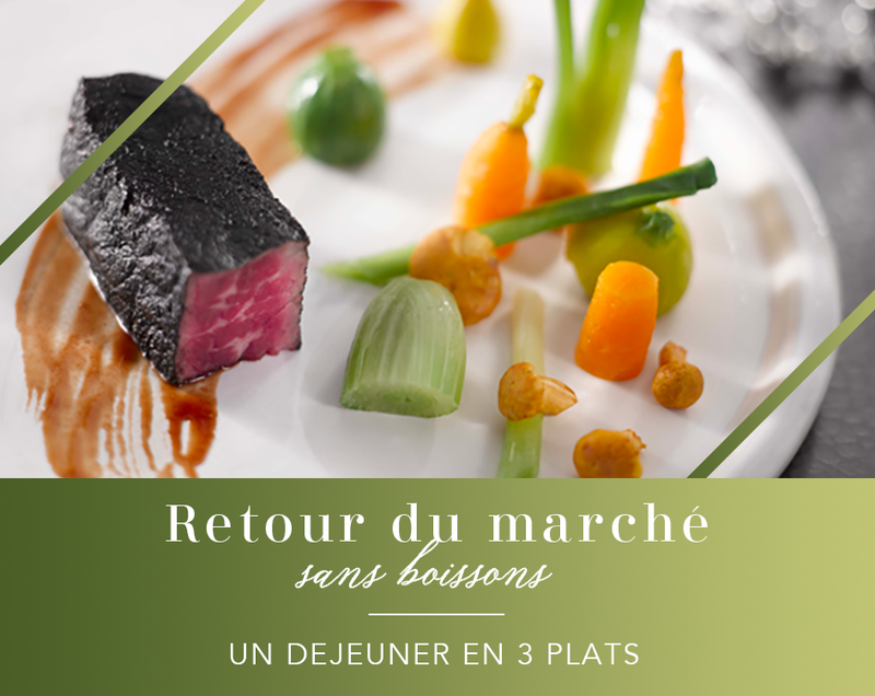Retour du Marché : un déjeuner en 3 plats (pour 2 personnes)
