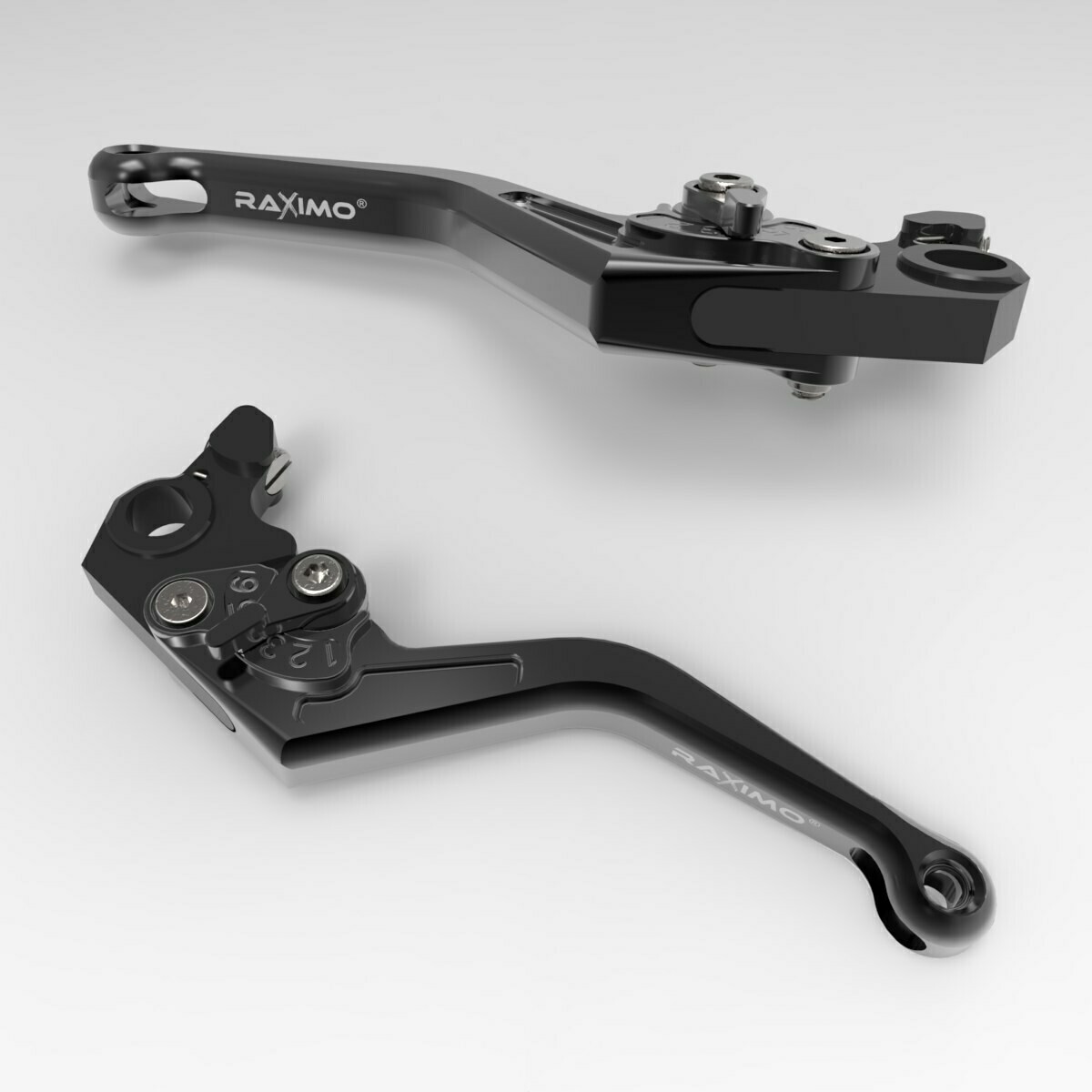 Hebelsatz kurz YFM700R ab 2007(ABE), Farbe Hebel: Schwarz, Farbe Versteller: Schwarz