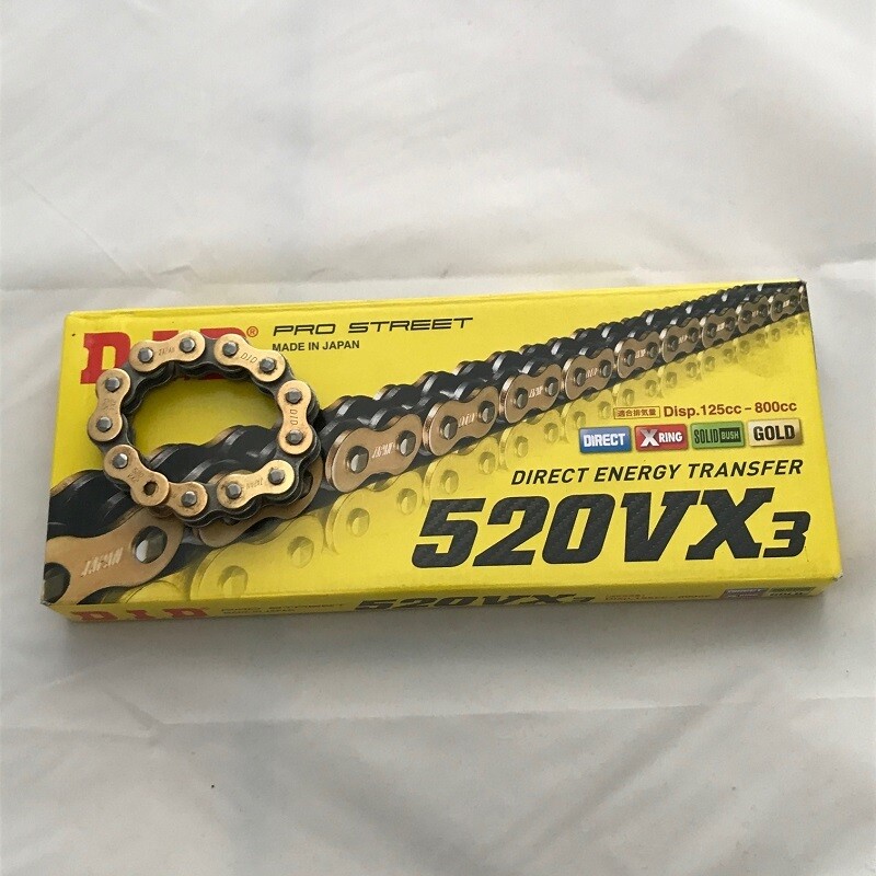 DID 520 VX3 G&amp;B Kette ab
