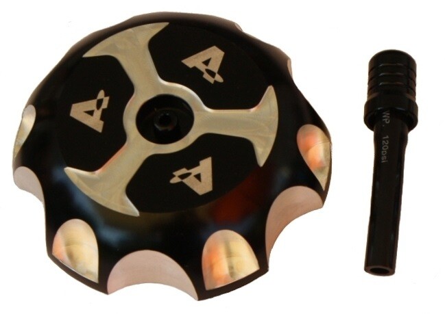 Artrax Alu -Tankdeckel, Fahrzeug: YFM700R, Farbe: Schwarz
