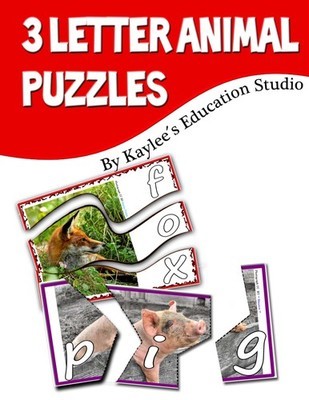 3 letter animal puzzles
