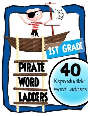 First grade pirate word ladders