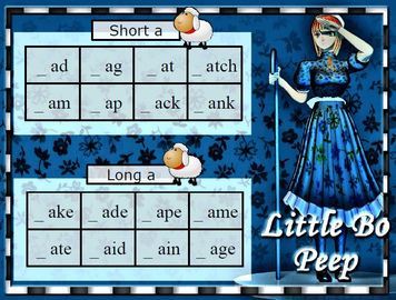 Nursery Rhyme Themed - Word Family Games