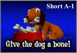 Give the dog a bone - File folder game