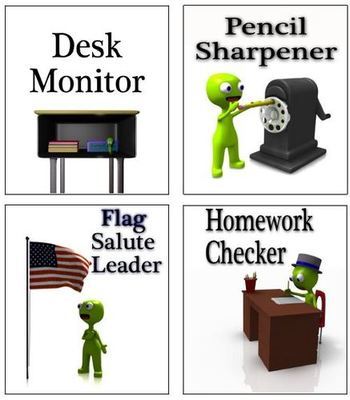 Classroom job labels