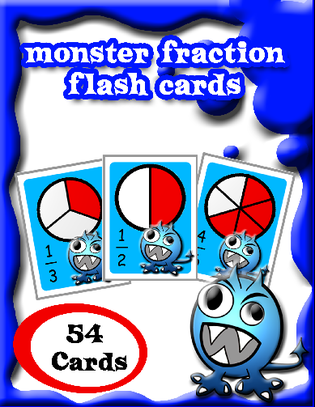 Monster Fractions Card Game
