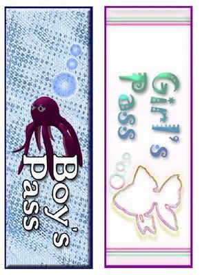 Bathroom and Hall Passes - Set 3