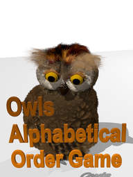 Owl&#39;s Alphabetical Order - File Folder Game
