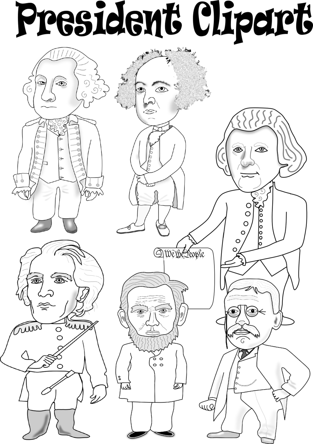 Clipart - President Set