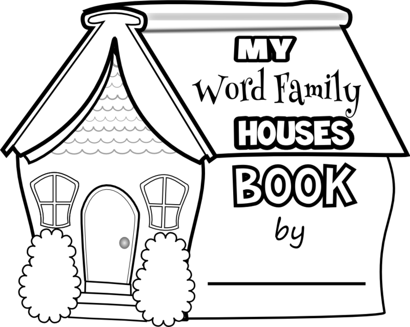 Word Family Houses Worksheets
